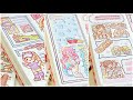 stickers journaling 💕cute kawaii sticker🌈 Immersive ASMR bullet journal | Compilation 75