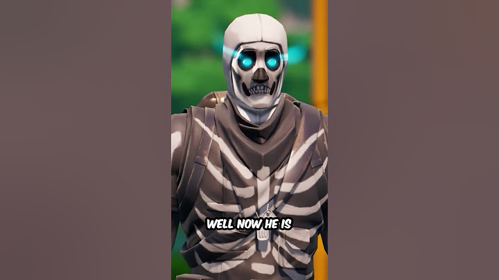 Fortnite needs to RESPECT THE SKULL TROOPER