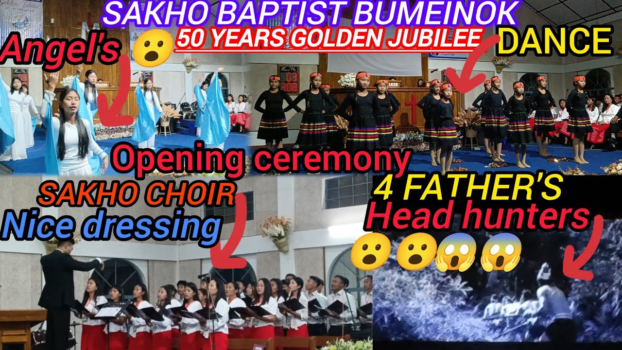 SAKHO BAPTIST BUMEINOK 50 YEARS GOLDEN JUBILEE OPENING CEREMONY #virelsong and #vireldance