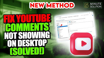 YouTube Comments Not Showing On desktop 2024 [SOLVED]