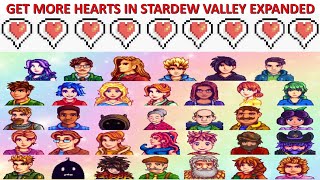 Easy Way to Win Hearts in Stardew Valley Expanded (Kalp Kazanmanın Kolay Yolu)