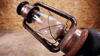 Fixing an Rusty Oil Lamp