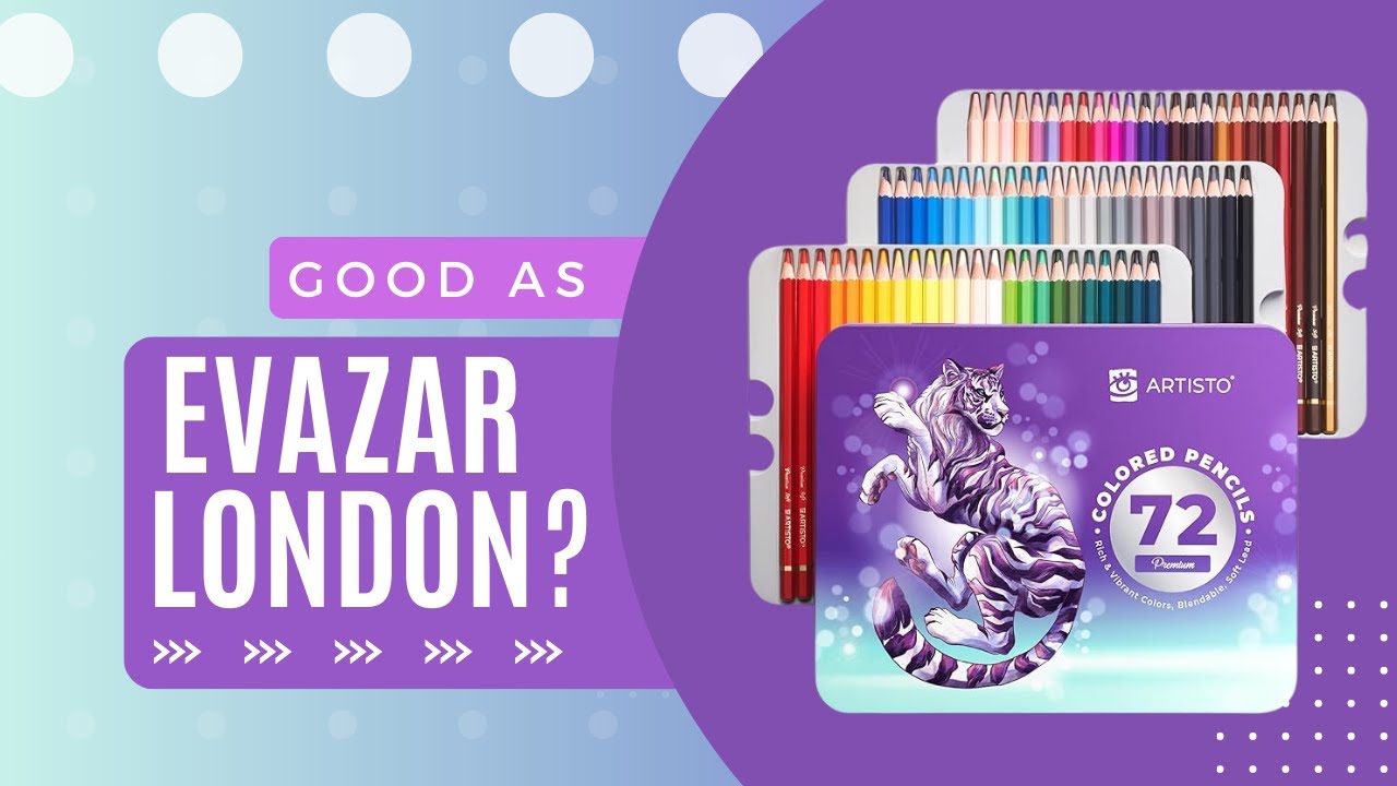 artisto colored pencils review- Evazar London Alternative? 