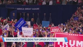 Iranian hackers tried but failed to interest Biden’s campaign in stolen Trump info, FBI says