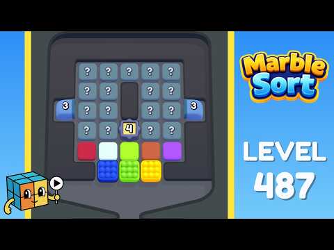 Marble Sort level 487 walkthrough video cover