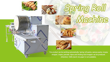 spring roll lumpia wrapper making machine | injera making machine