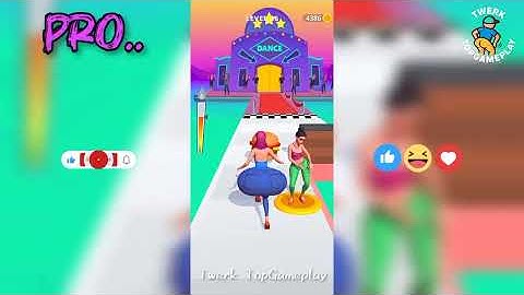 NOOB vs PRO vs HACKER - Twerk Race 3D Gameplay | Funny Mobile Game Challenge