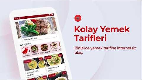Kolay yemek tarifleri - Android App