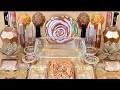 Rose💛 GOLD 💫SLIME Mixing makeup and glitter into Clear Slime 100💫% ASMR Satisfying