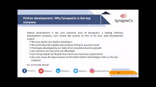 Python development company: Get dynamic web solutions from the expert