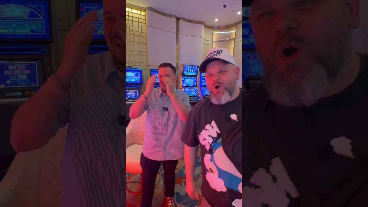POV: His Friend Convinced Him To Bet $1,875/Spin and IT HAPPENED!!! #slots #vegas #casino