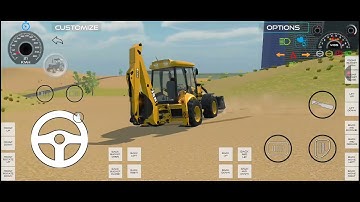 JCB Backhoe Loader Driving - Bus Simulator Indonesia #30 - Android Gameplay #viral #trending #ytvide