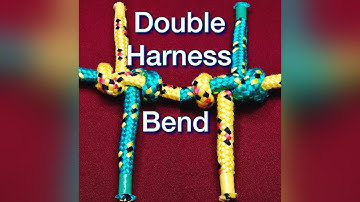Double Harness Bend 1st form.      #knot #rope #loop #bend #cord #line #tourism #tie #camping #hitch