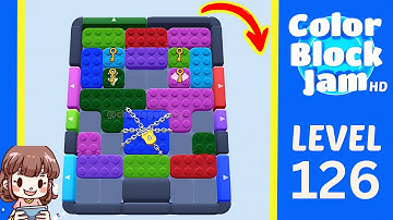 Color Block Jam Level 126 Solution Walkthrough