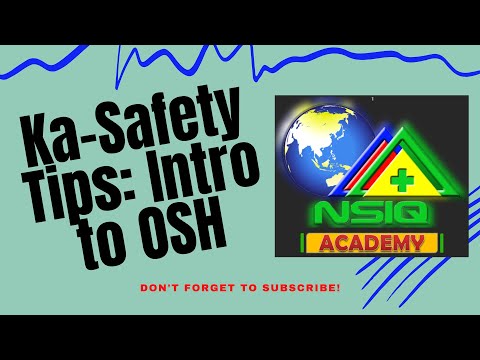 Video: Ano ang sertipiko ng Osh?