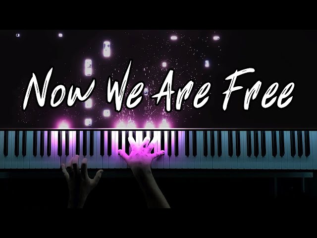 Gladiator - Now We Are Free | Hans Zimmer, Lisa Gerrard (Piano Tutorial) - Cover class=