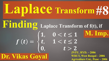 Laplace Transform #8 (in Hindi) | Discontinuous (Multi Valued) Functions | Engineering Mathematics