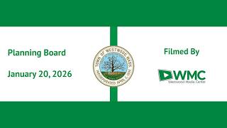 Planning Board - 01/20/26