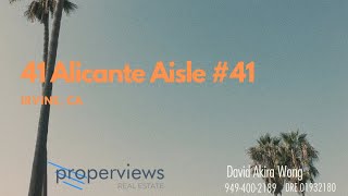 41 Alicante Aisle #41, Irvine, CA 92614