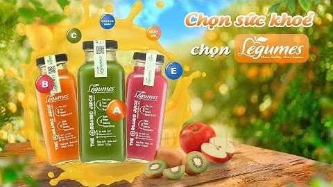 Dịch vụ sản xuất video nước ép trái cây LEGUMES | LIGHT PRODUCTION