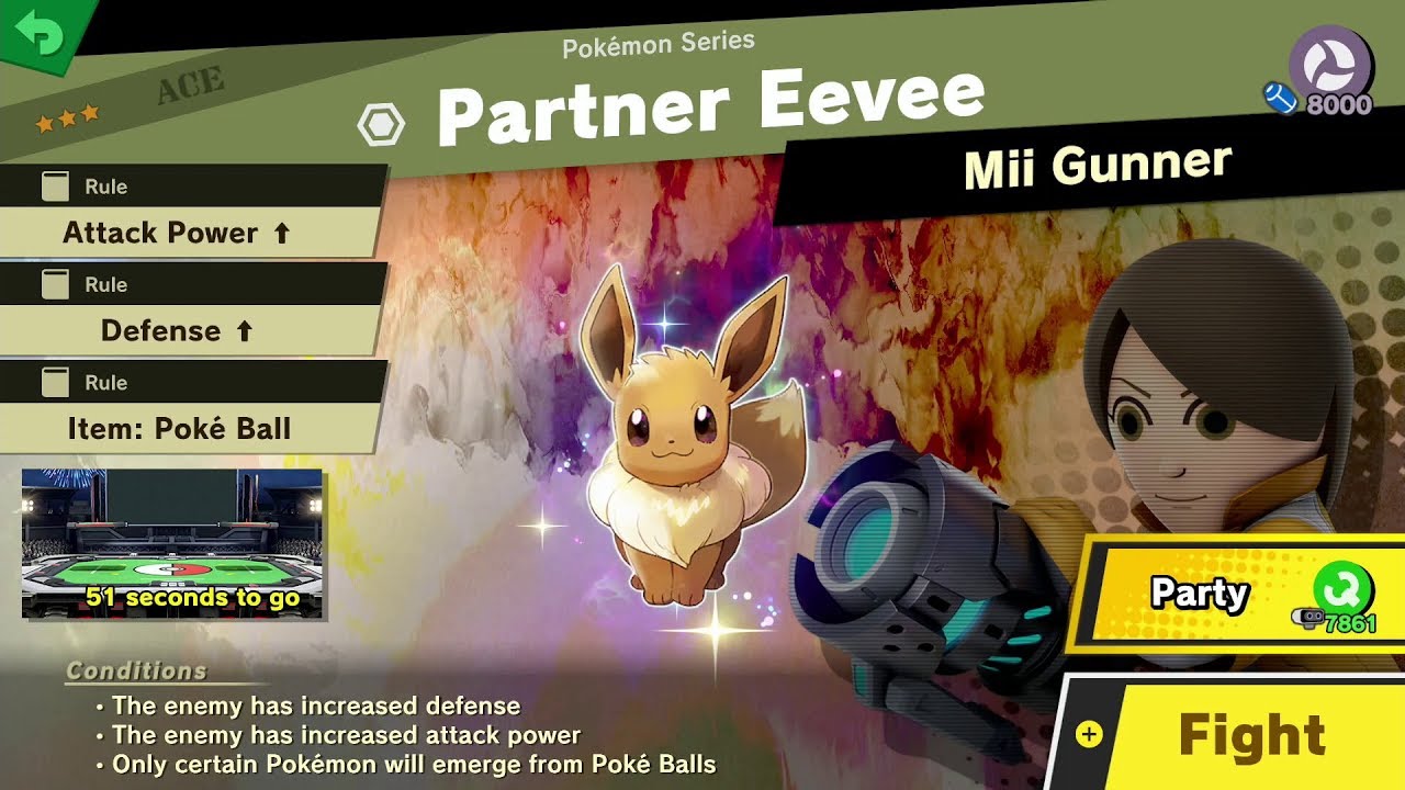 1299. Partner Eevee - Fair Spirit Battle - Super Smash Bros. Ultimate
