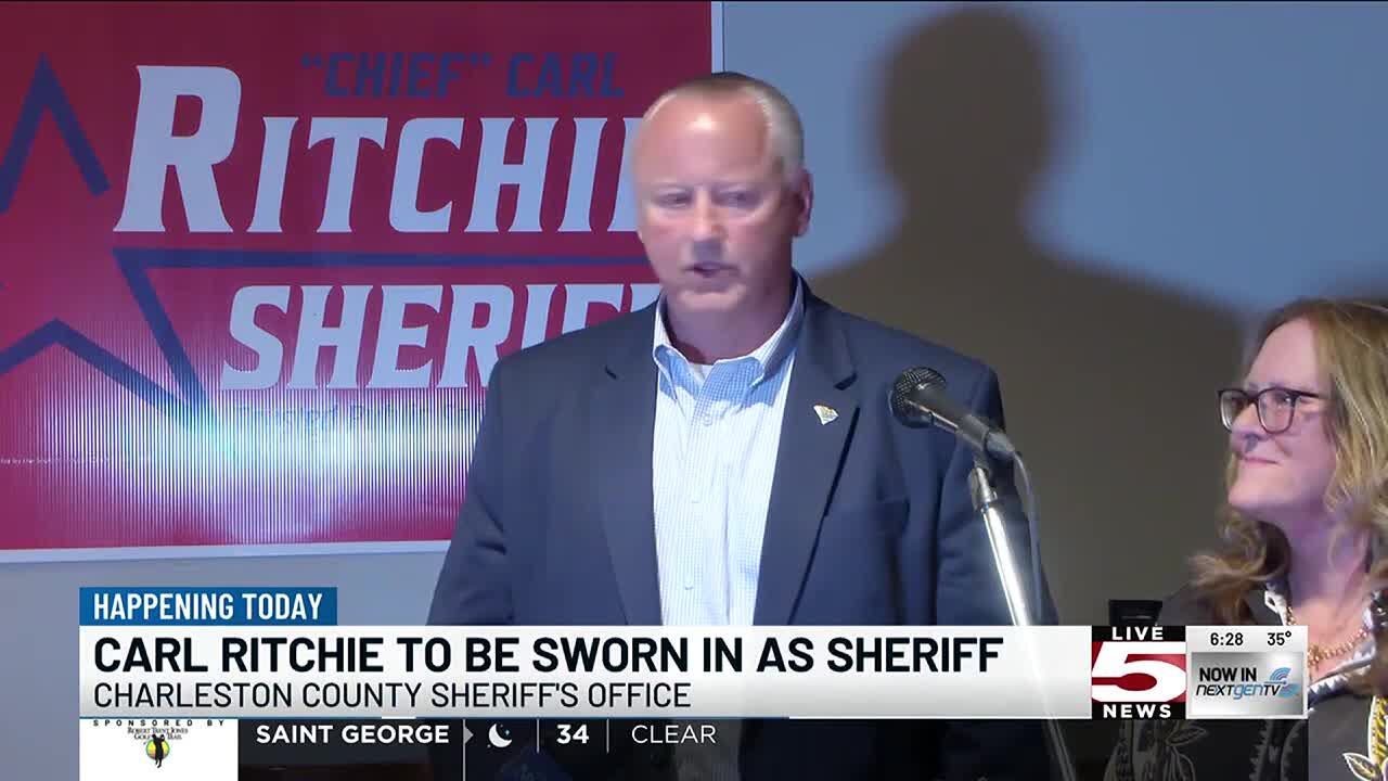 VIDEO: Charleston, Dorchester Counties swearing in new sheriffs Tuesday ...