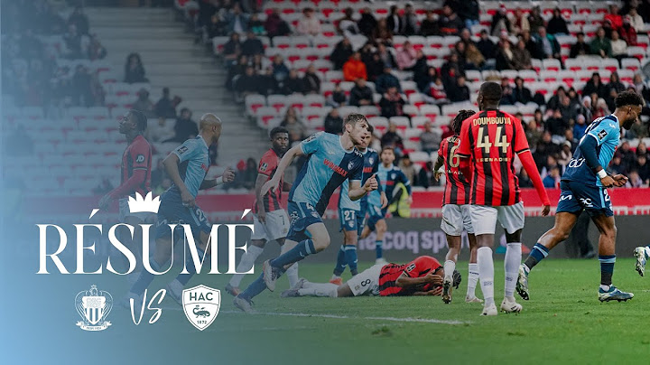 ⚽️  Résumé de OGC NICE - HAC (2-1)
