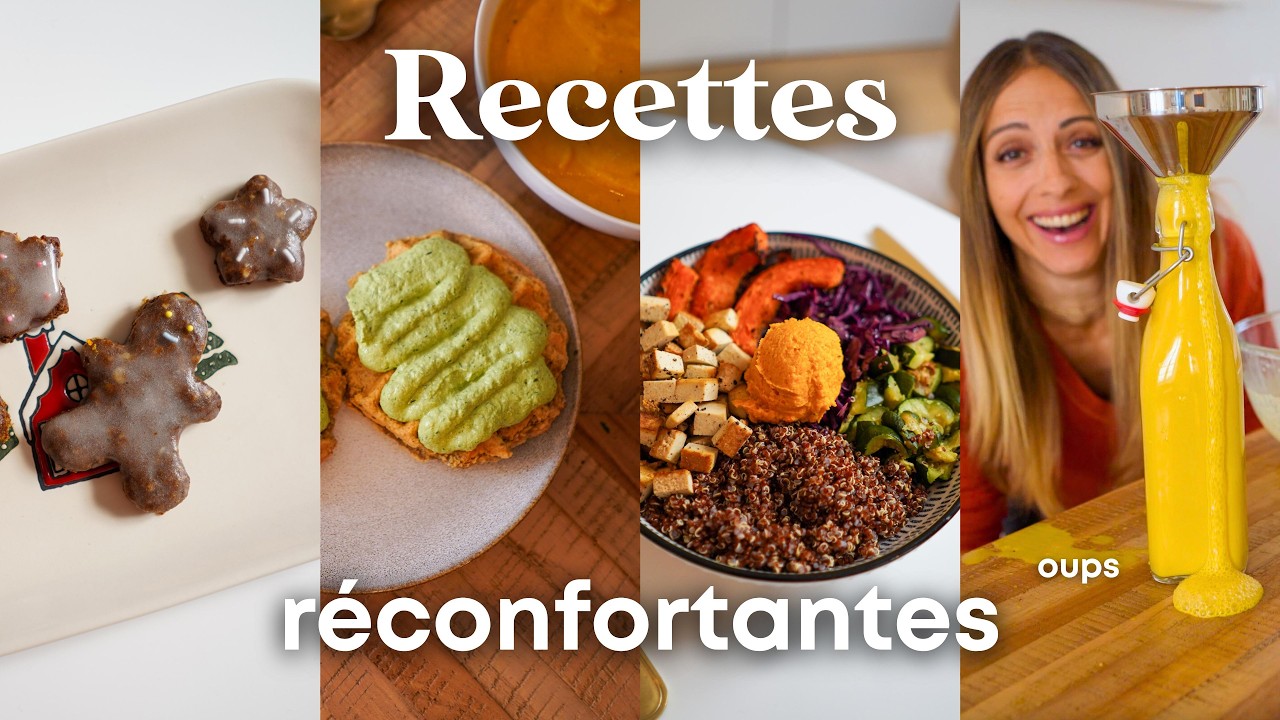 Une journée de recettes réconfortantes (saines + vegan friendly) 🍁