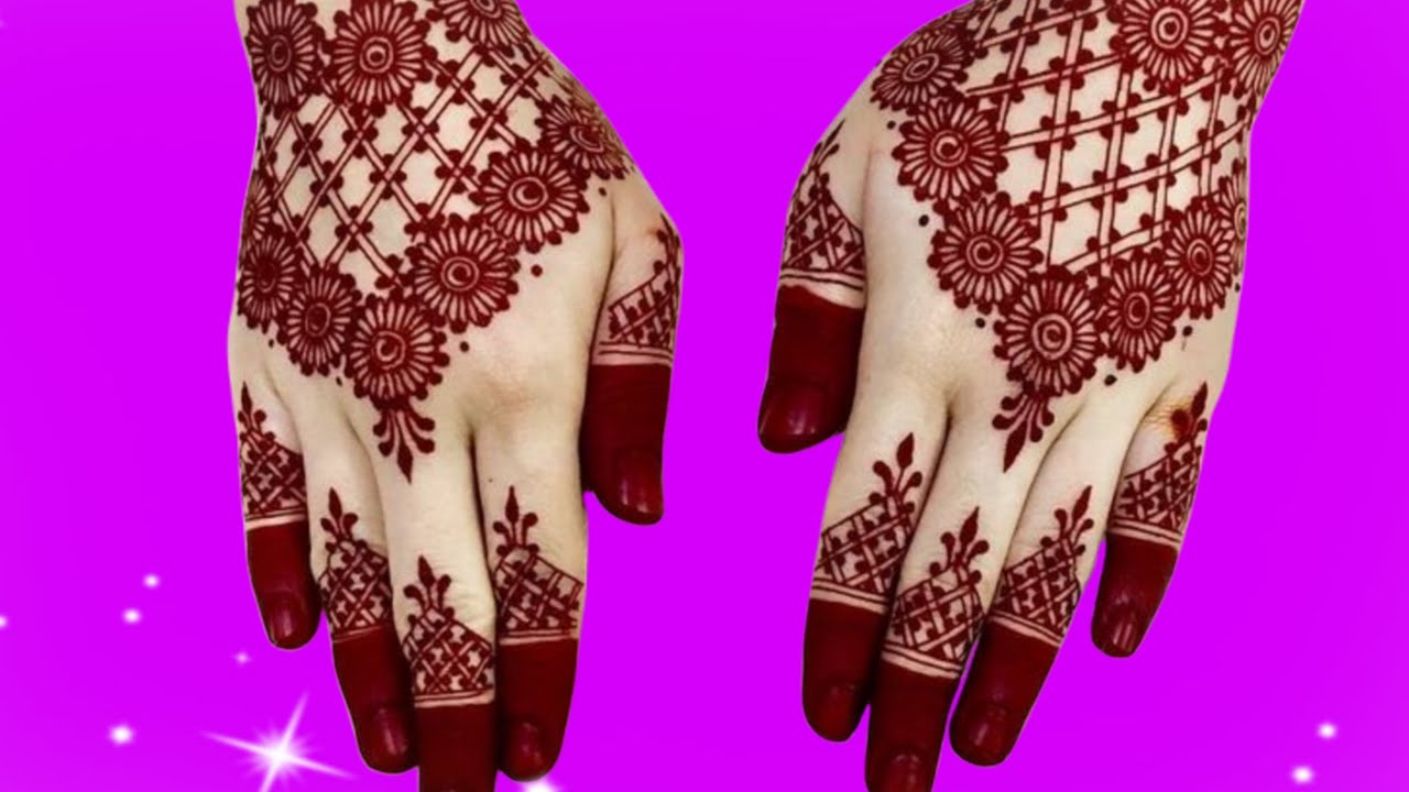 Easy mehndi designs for hands / mehandi ka design /Henna art YouTube