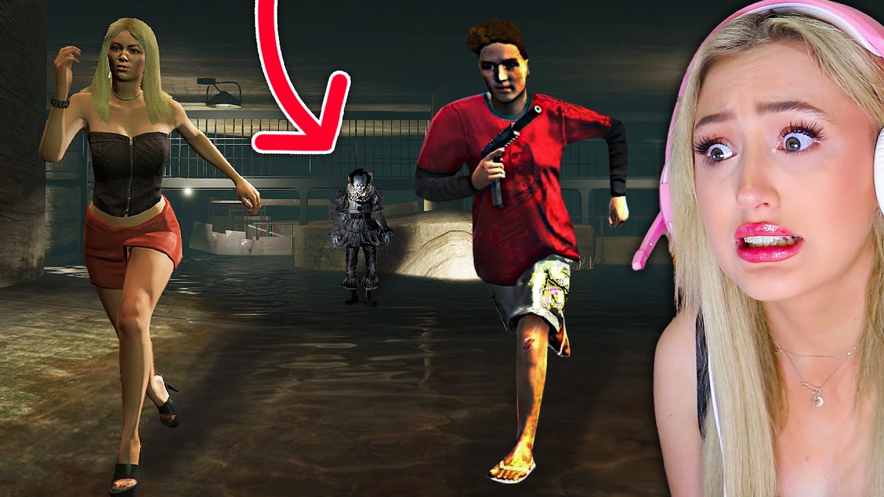 We Survived 24 Hours In HAUNTED SEWER! GTA 5 RP