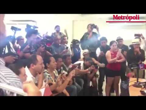 Rueda de Prensa sobre tiroteo en Blue Parrot en Playa del Carmen