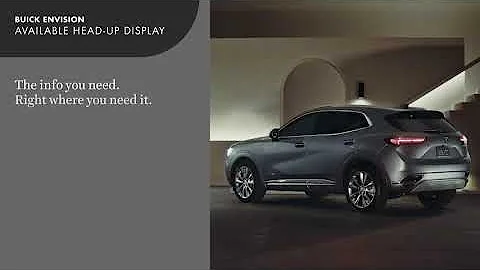 Buick Envision I How to Use Heads Up Display I Huston Cadillac Buick GMC