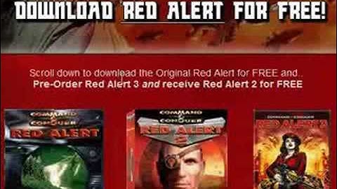 Download C&C Red Alert For Free- Command & Conquer 13th Bday
