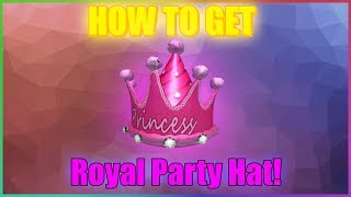 Event How To Get Royal Party Hat Roblox Youtube - roblox royal party