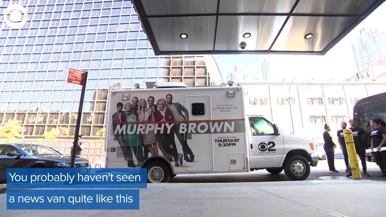 WEB EXTRA: Murphy Brown News Van & Crew In NYC