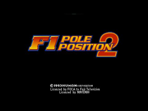 F1 Pole Position 2 Europe 4k SNES