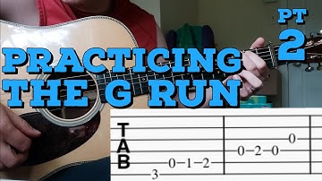 How to make your playing sound more like bluegrass. Using the G RUN (PART 2)