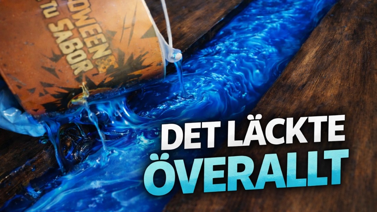 Vi byggde ett epoxyflodbord – det här gick HELT fel (och rätt)