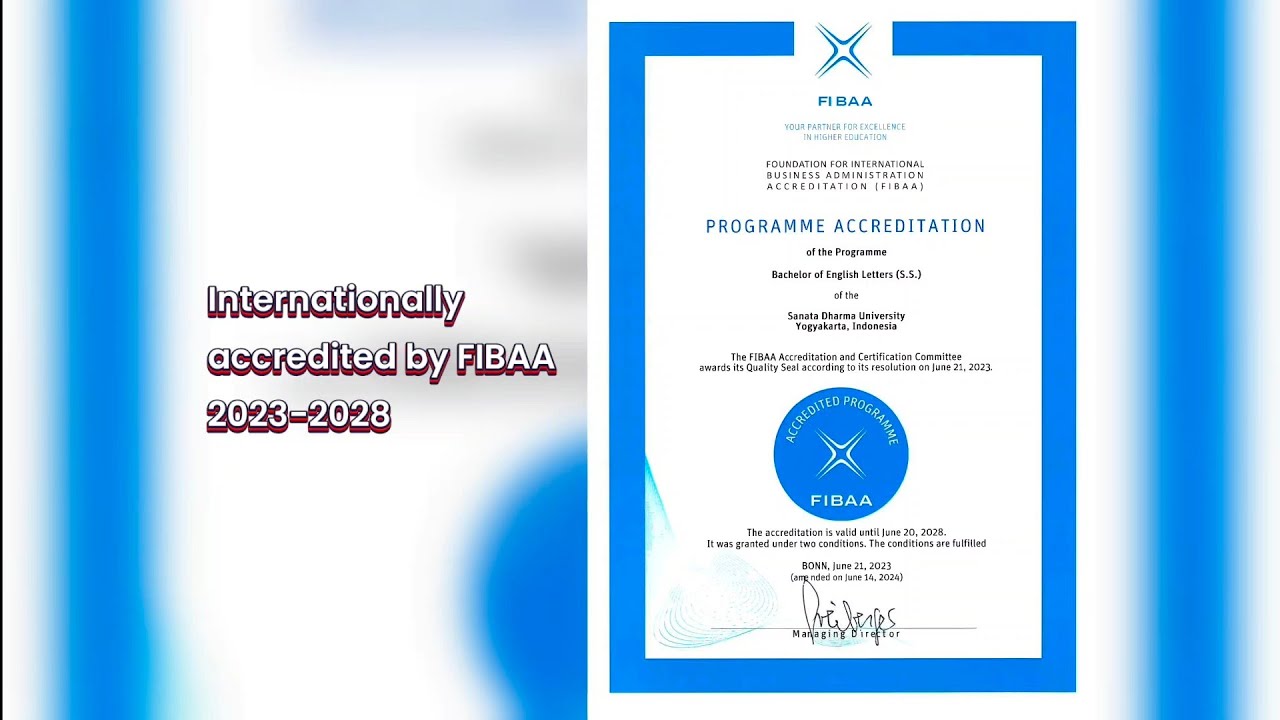 PBI USD Terakreditasi Unggul dan Internasional