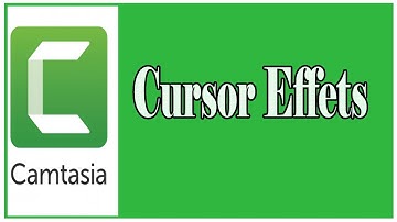 How to Use Cursor Effects in Camtasia 9 |Urdu/Hindi Tutorial |Quick Fix Up