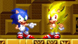 Мульт Hybrid Super Sonic in Sonic Forever Speedrun