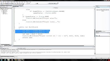 C# Programming 18 - Craps Game