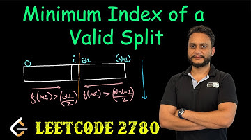 Minimum Index of a Valid Split | Leetcode 2780