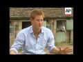 Interview with UK's Prince Harry who celebrates his 21st birthday on Thursday