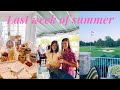 LAST SUMMER VLOG | back to school haul, photoshoot, packing up, saying bye to the lakehouse!