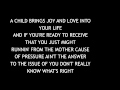 Zion I & The Grouch- Be a Father to your Child ft. Roy Ayers (LYRICS)