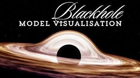 Visualisation of Black hole #astronomy