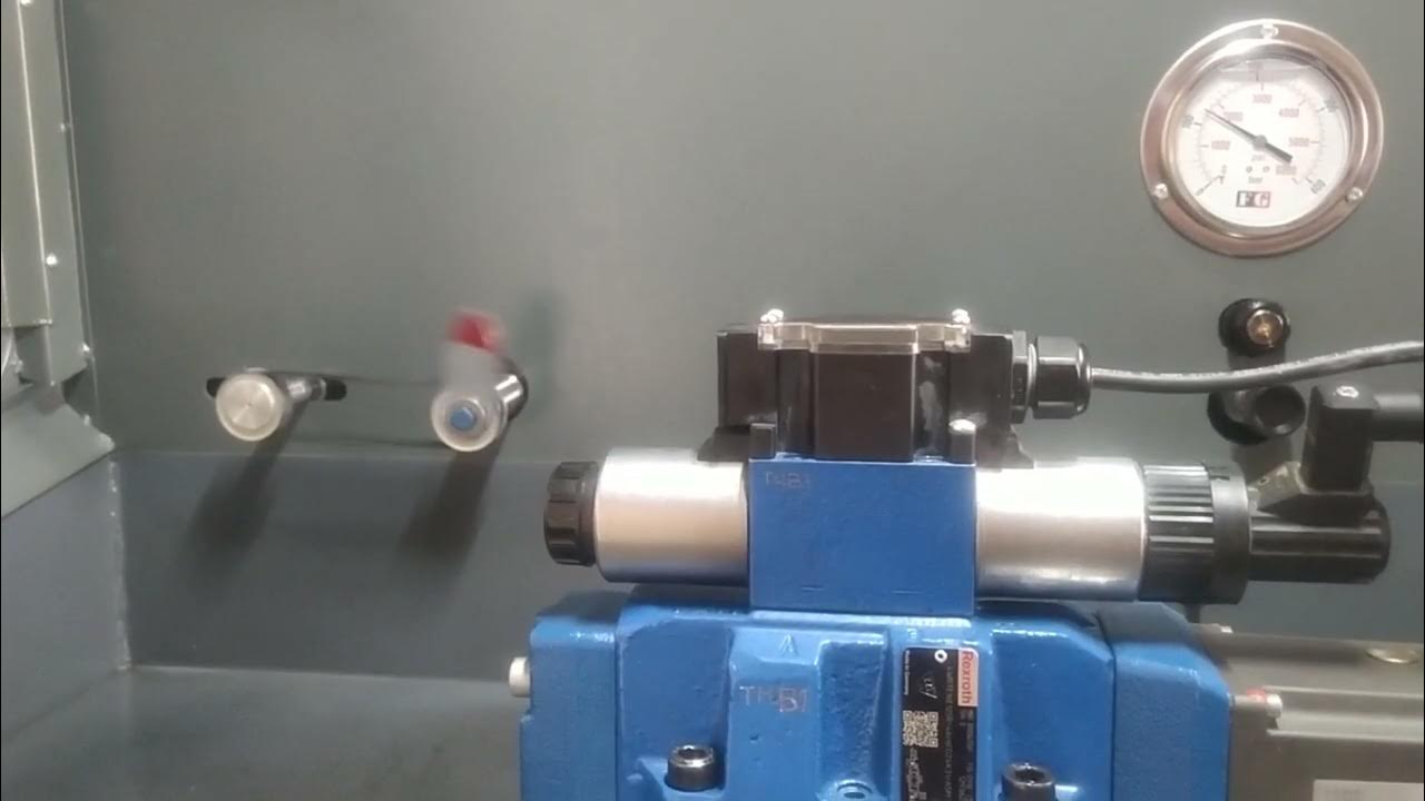 hydraulic valve/test & calibration/Rexroth 4WRTE 16 YouTube