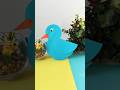 Ide kreatif bikin burung dari kertas origami bentuk lingkaran | bird paper origami #diy #crafts