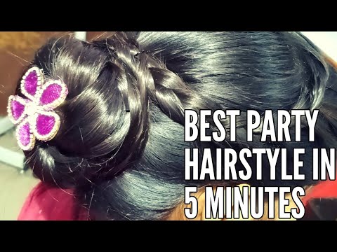 Best Party Hairdo Tutorial | Quick and Easy | Apurvas - YouTube